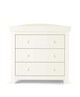Mia 2 Piece Cotbed with Dresser Changer Set - White image number 6